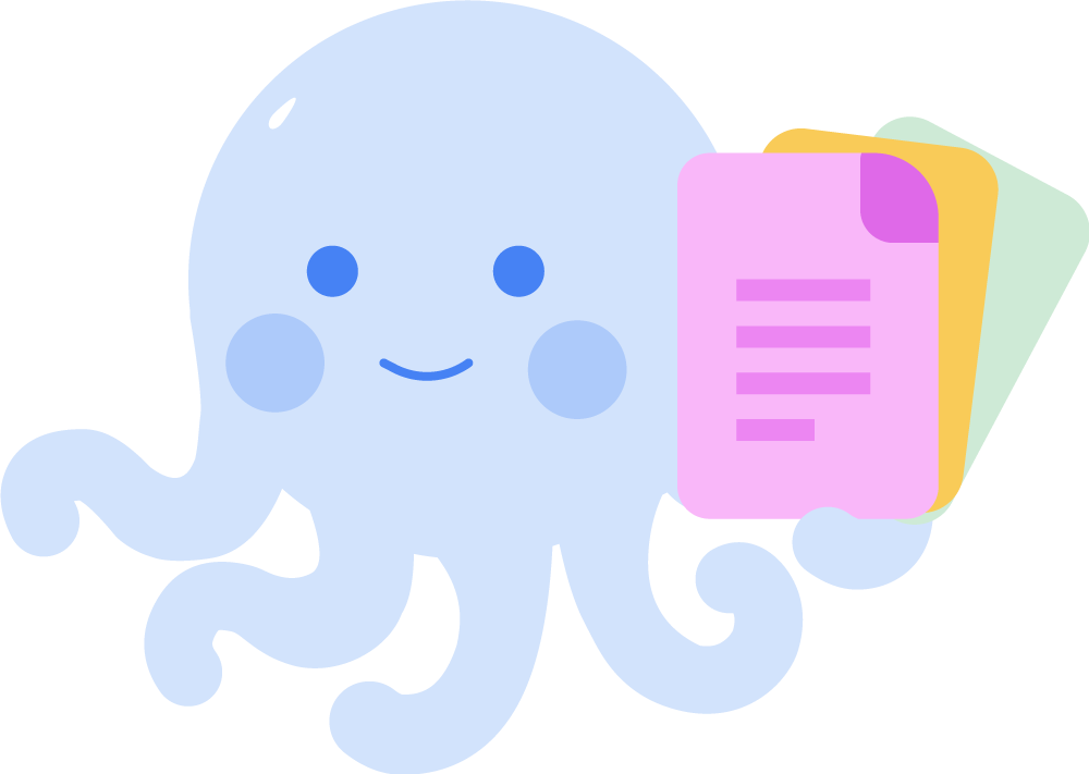 The Doctopus holding documents